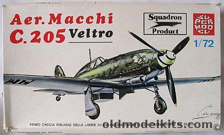 Supermodel 1/72 Macchi C.205 (C-205) Veltro, 10-013 plastic model kit
